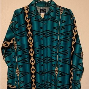 Wrangler Turquoise and Black RETRO